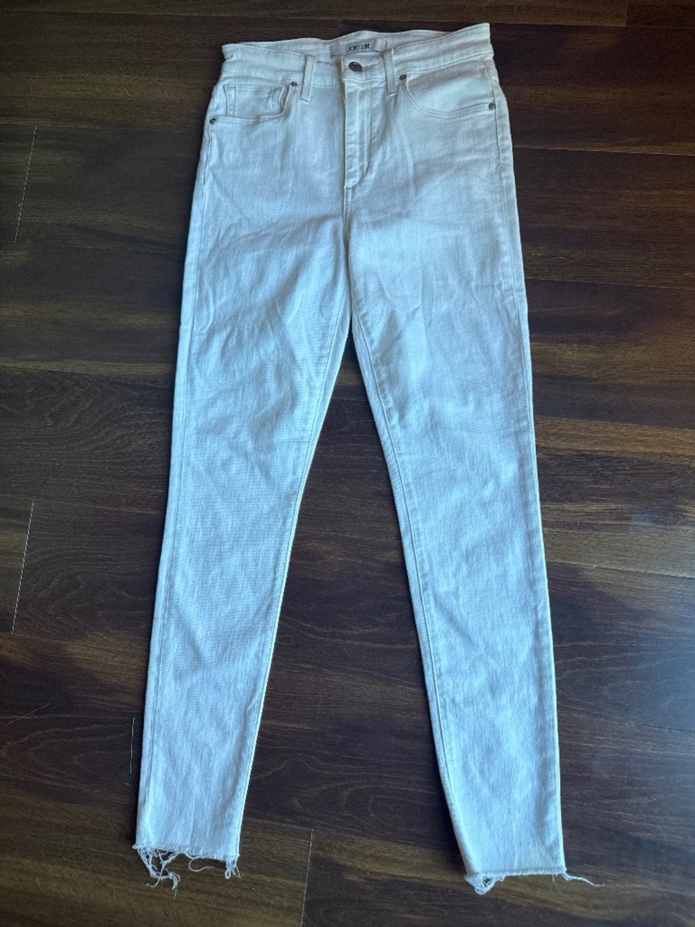 JOE’S White Skinny High Rise Jeans Size 25